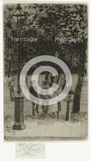 The Children's Hour, Summer Evening, Parson's Green, 1906. Creator: Theodore Roussel.
