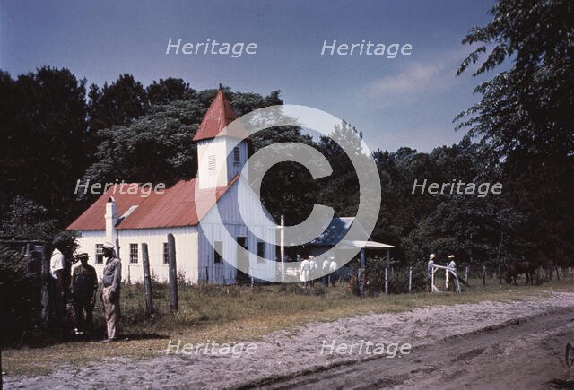 Bernard M. Baruch, Hobcaw Plantation, residence in Georgetown, South Carolina, 1944. Creator: Gottscho-Schleisner, Inc.