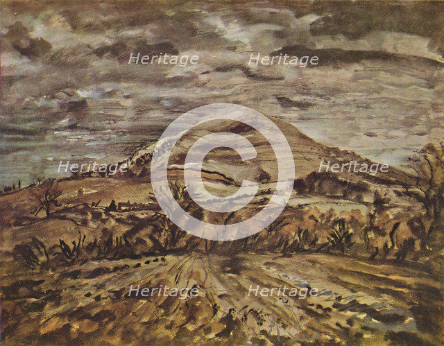 'Hambledon Hill, Dorset', 1946. Artist: John Piper.