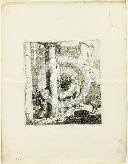 The Blind Beggar Tricked by Lazarillo, n.d. Creator: Thomas Wyck.