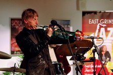 Paul Higgs, Paul Higgs Quartet, East Grinstead Jazz Club, Chequer Mead Theatre, West Sussex, 2025. Creator: Brian O'Connor.