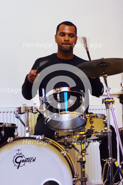 Daniel Smithson, Gary Crosby Sextet, National Jazz Archive, Loughton, Essex, Oct 2023. Creator: Brian O'Connor.