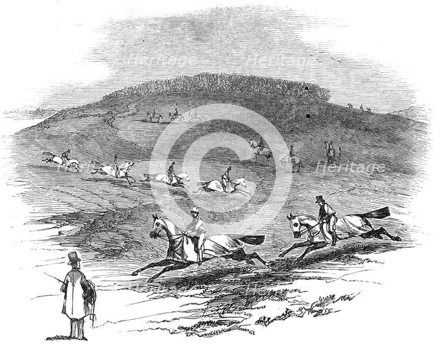 The Training Ground, Newmarket, 1845. Creator: Unknown.