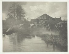 A Norfolk Boat-Yard, 1886. Creator: Peter Henry Emerson.