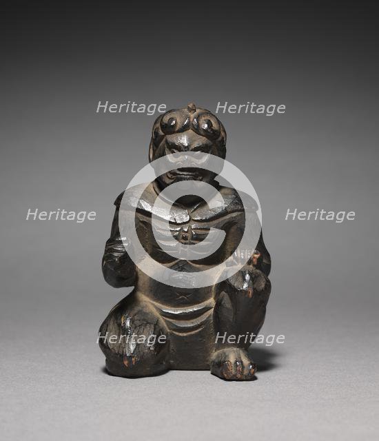 Enno Gyoja and Two Attendants (Zenki), 1615-1868. Creator: Unknown.