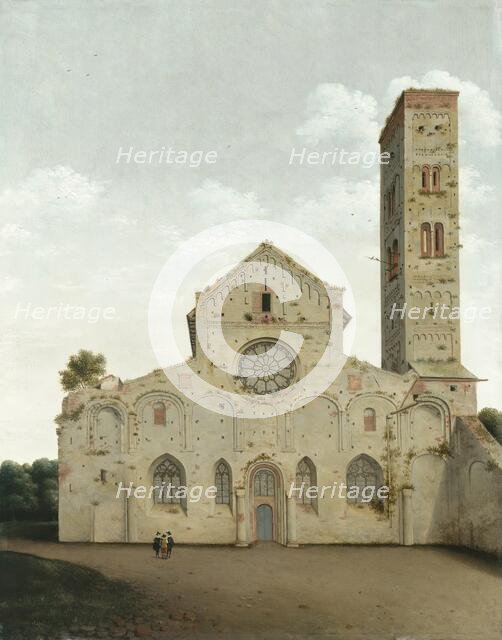 The West Façade of the Church of Saint Mary in Utrecht, 1662. Creator: Pieter Jansz Saenredam.