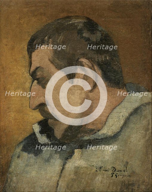 Self-Portrait (Autoportrait à l'ami Daniel), 1896. Creator: Gauguin, Paul Eugéne Henri (1848-1903).