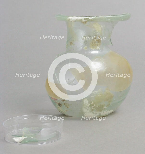 Glass Fragments, Coptic, 4th century. Creator: Unknown.