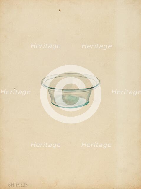 Blown Glass, c. 1937. Creator: Alvin Shiren.