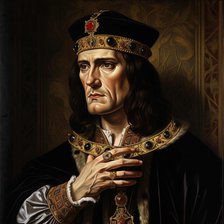 AI IMAGE - Portrait of King Richard III, late 15th century, (2023).  Creator: Heritage Images.