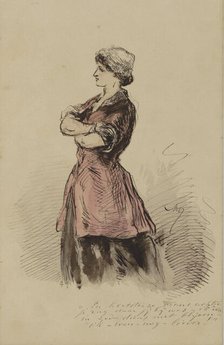 Maid, c.1854-c.1887. Creator: Alexander Ver Huell.