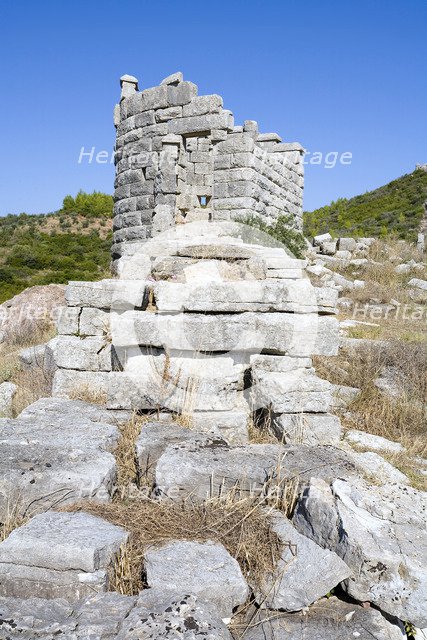 The walls of Messene, Greece. Artist: Samuel Magal