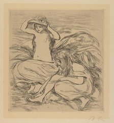 Two Bathers (Les Deux Baigneuses), 1895. Creator: Pierre-Auguste Renoir.