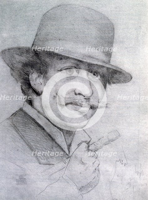 'Self-portrait by André Gill', 1883, (1927). Artist: Andre Gill