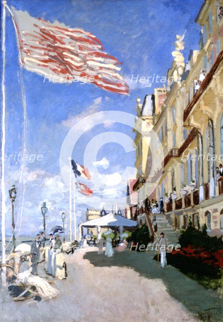 'Hotel des Roches Noires, Trouville', 1870. Artist: Claude Monet