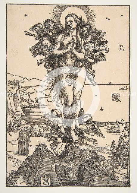 The Elevation of Saint Mary Magdalen.n.d. Creator: Albrecht Durer.