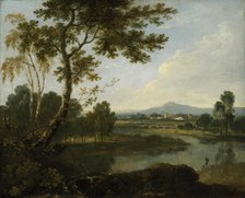 Landscape in Italy, 18th century.  Creator: Richard Wilson.