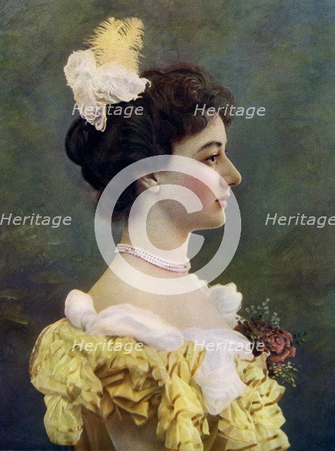 Maud Hoffman, actress, 1899-1900.Artist: W&D Downey