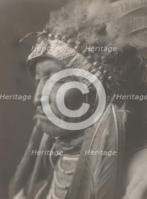 Old Tail, 1908. Creator: Edward Sheriff Curtis.