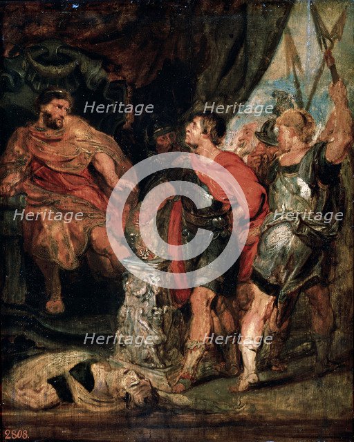 'Mucius Scaevola before Porsenna', 1630s.  Artist: Peter Paul Rubens