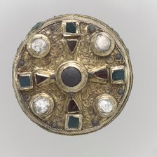 Disk Brooch, Frankish, late 7th century. Creator: Unknown.