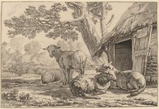 Sheepcote, 1781, published 1787. Creator: Cornelis Brouwer.