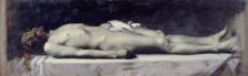 Christ au tombeau, c.1899. Creator: Jean Jacques Henner.