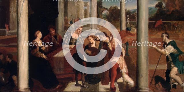 The Banquet of Dives. Copy after B. Veneziano, 1875. Creator: Eilif Peterssen.