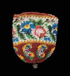 Coin purse, American, 1830-60. Creator: Unknown.