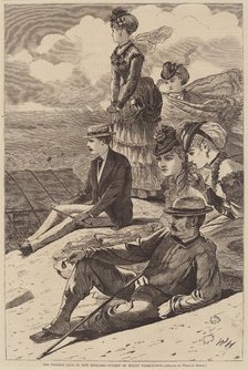 The Coolest Spot in New England - Summit of Mount Washington, published 1870. Creator: Winslow Homer.