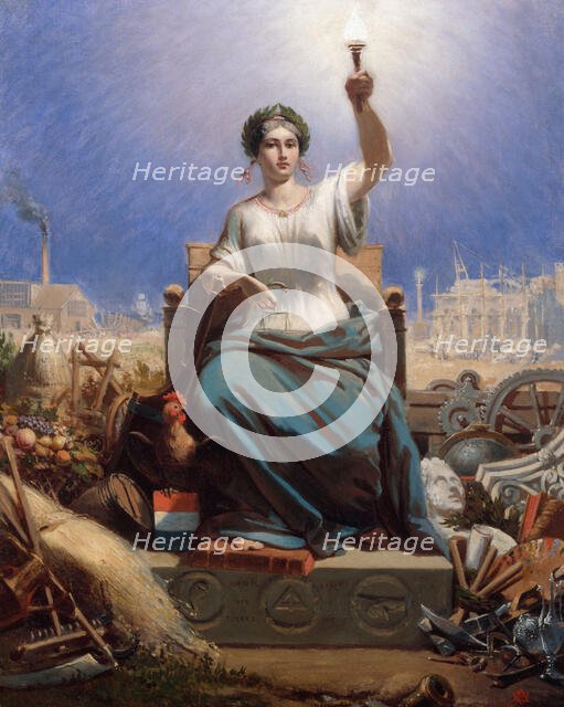 The Republic, 1848. Creator: Ange-Louis Janet.