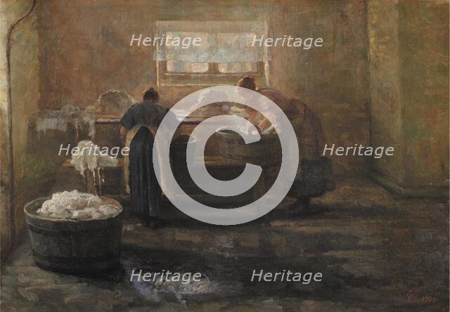 A Wash House, 1900. Creator: Emilie Christensen.