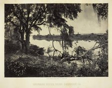 Savannah River, near Savannah, GA, 1866. Creator: George N. Barnard.