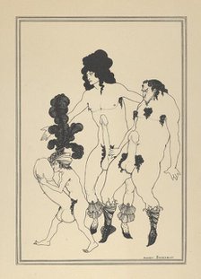 The Lacedemonian Ambassadors, for "The Lysistrata of Aristophanes", ca. 1926. Creator: Aubrey Beardsley.
