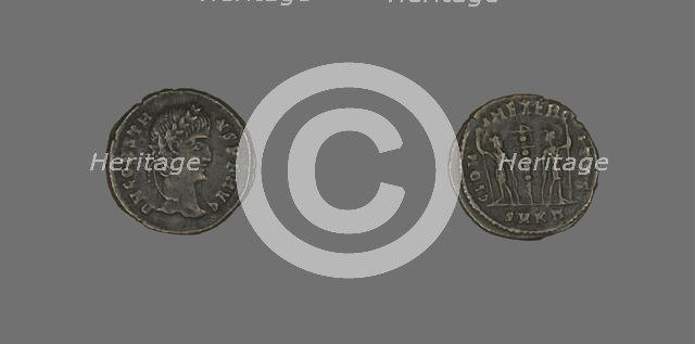 Coin Portraying Emperor Constans, 337-350. Creator: Unknown.