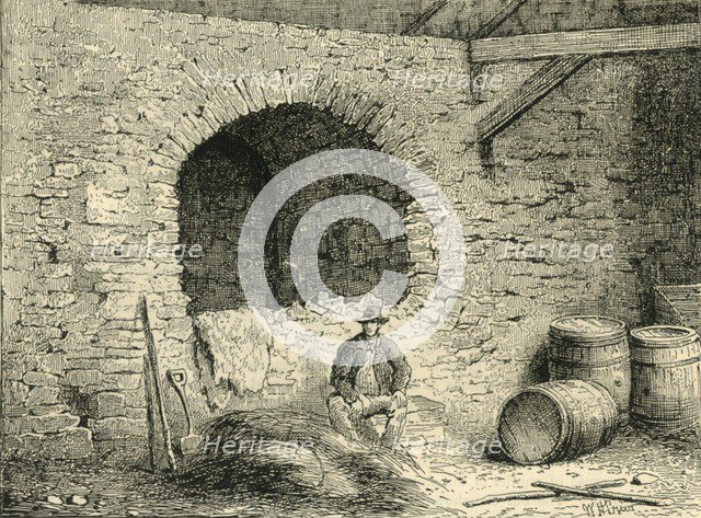 'Roman Wall on Tower Hill', c1872. Creator: Unknown.