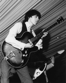 Rolling Stones - Bill Wyman, 4th National Jazz and Blues Festival, Richmond, London, 1964. Creator: Brian Foskett.