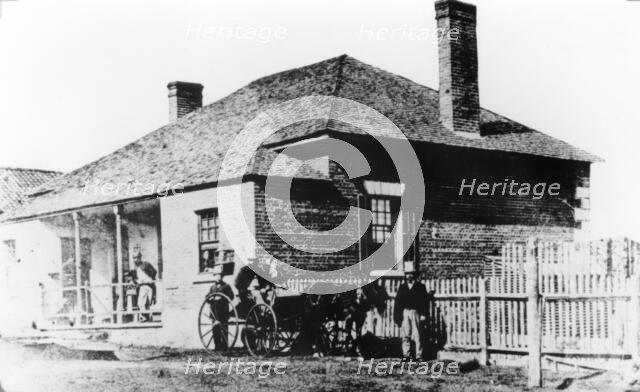 Brisbane General Hospital, George Street, Brisbane, 1865. Creator: Unknown.