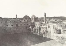 Jérusalem, Birket-Hammam-el-Batrak, 1854. Creator: Auguste Salzmann.