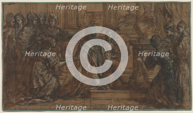 The Idolatry of Solomon, 1622-1623. Creator: Pietro da Cortona (Italian, 1596-1669).