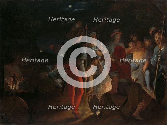 The Batavians Besiege the Roman Army Regiments at Vetera, 1600-1613. Creator: Otto Van Veen.