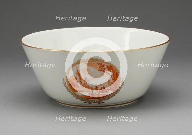 Bowl, Marseille, 1766. Creator: Robert Pottery Factory.