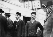 Sultan of Sulu with his brother and others, 1910. Creator: Bain News Service.