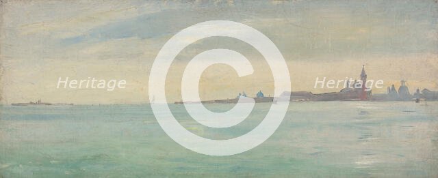 Venice Seen from the Public Garden, 1873. Creator: Jean Lecomte du Nouy.