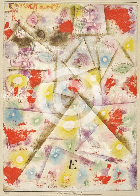 Feuille commémorative E, 1924.