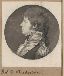 Anderson, 1808. Creator: Charles Balthazar Julien Févret de Saint-Mémin.