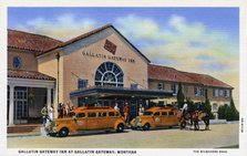 Gallatin Gateway Inn, Montana, USA, 1940. Artist: Unknown