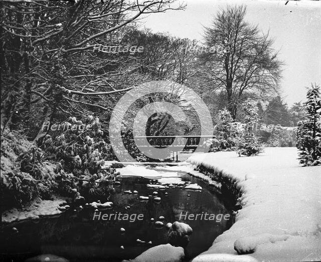 Unknown location snow scenes. Creator: Unknown.