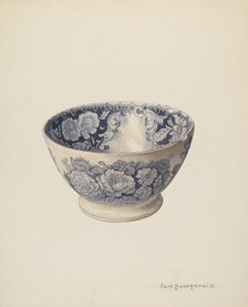 Bowl, 1941. Creator: Carl Buergerniss.