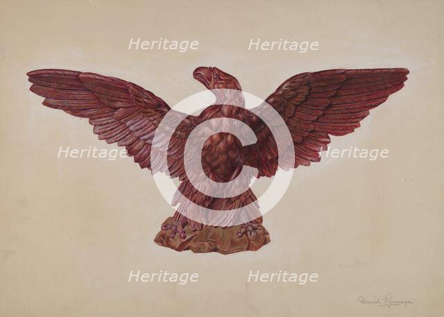 Eagle, c. 1937. Creator: David Ramage.
